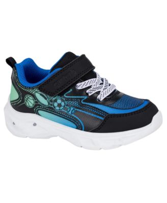 Toddler Boys' Rusli Light-Up Easy-On Strap Sneakers