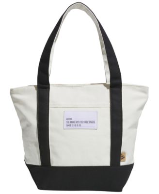 Women's Court 2 Canvas Tote with Exterior Pocket and Top Handle