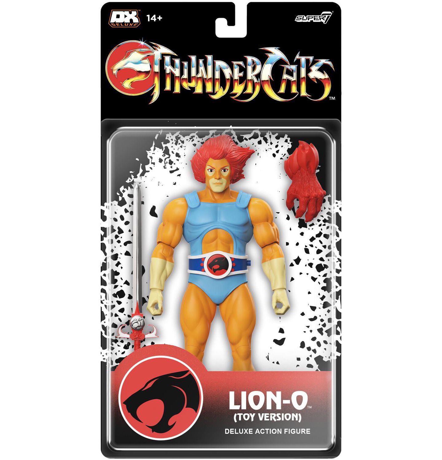Подвижная фигурка Super7 Thundercats Deluxe Wv3 Lion-O, 2.55", от 14 лет, цвет: Open Miscellaneous — фото 3