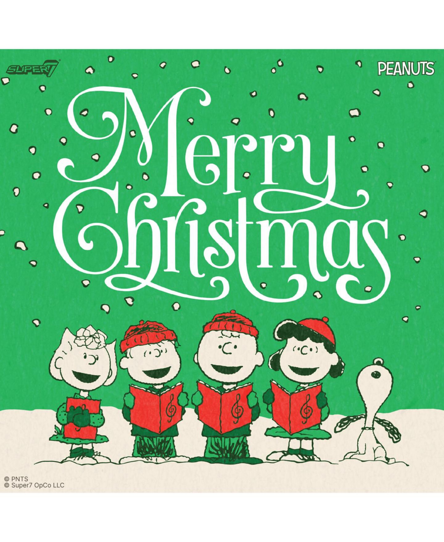 Набор из 2 экшен-фигурок Super7 Peanuts Caroling Charlie Brown и Snoopy, от 14 лет, цвет: Open Miscellaneous — фото 3