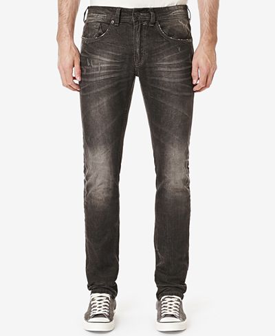Buffalo David Bitton Men's Max-X Skinny-Fit Stretch Black Jeans