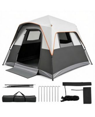 Camping Tent, Carry Bag, 9 x 9 ft for Camping, Travel and Outdoor Activities