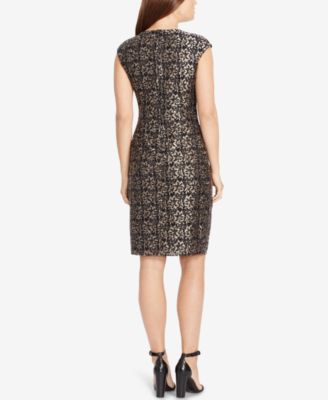 American Living Metallic Lace Dress