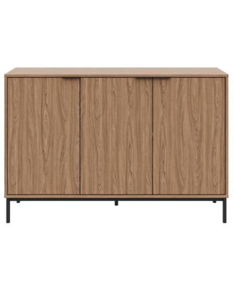 Connor 3-Door Buffet, Light walnut