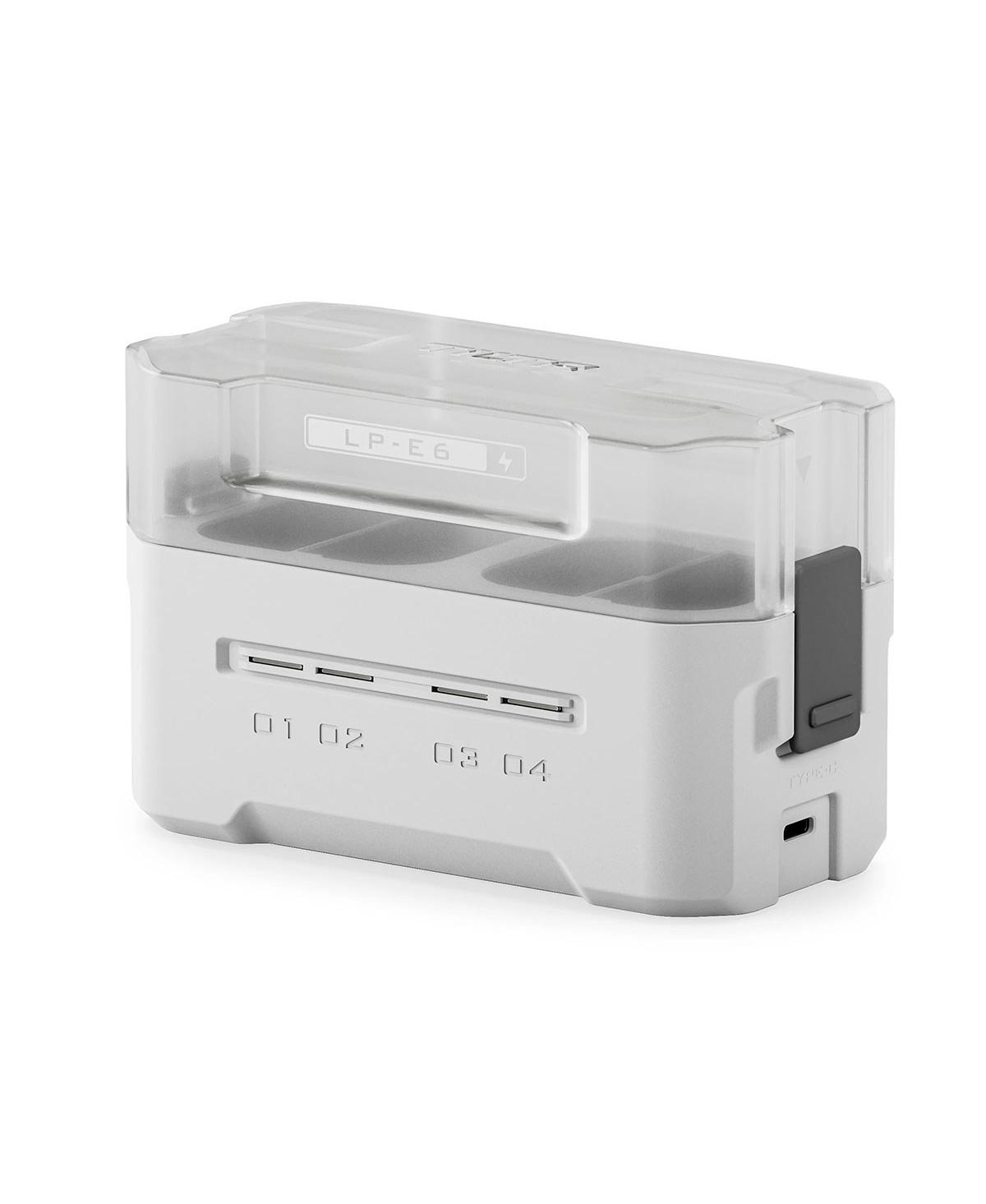 Tilta 4-Channel Usb-c Fast-Charging Battery Charger for Canon Lp-E6 Batteries - Off white
