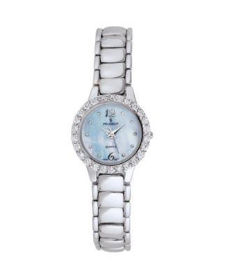 Women's Round Crystal Bezel Dial Bracelet Watch