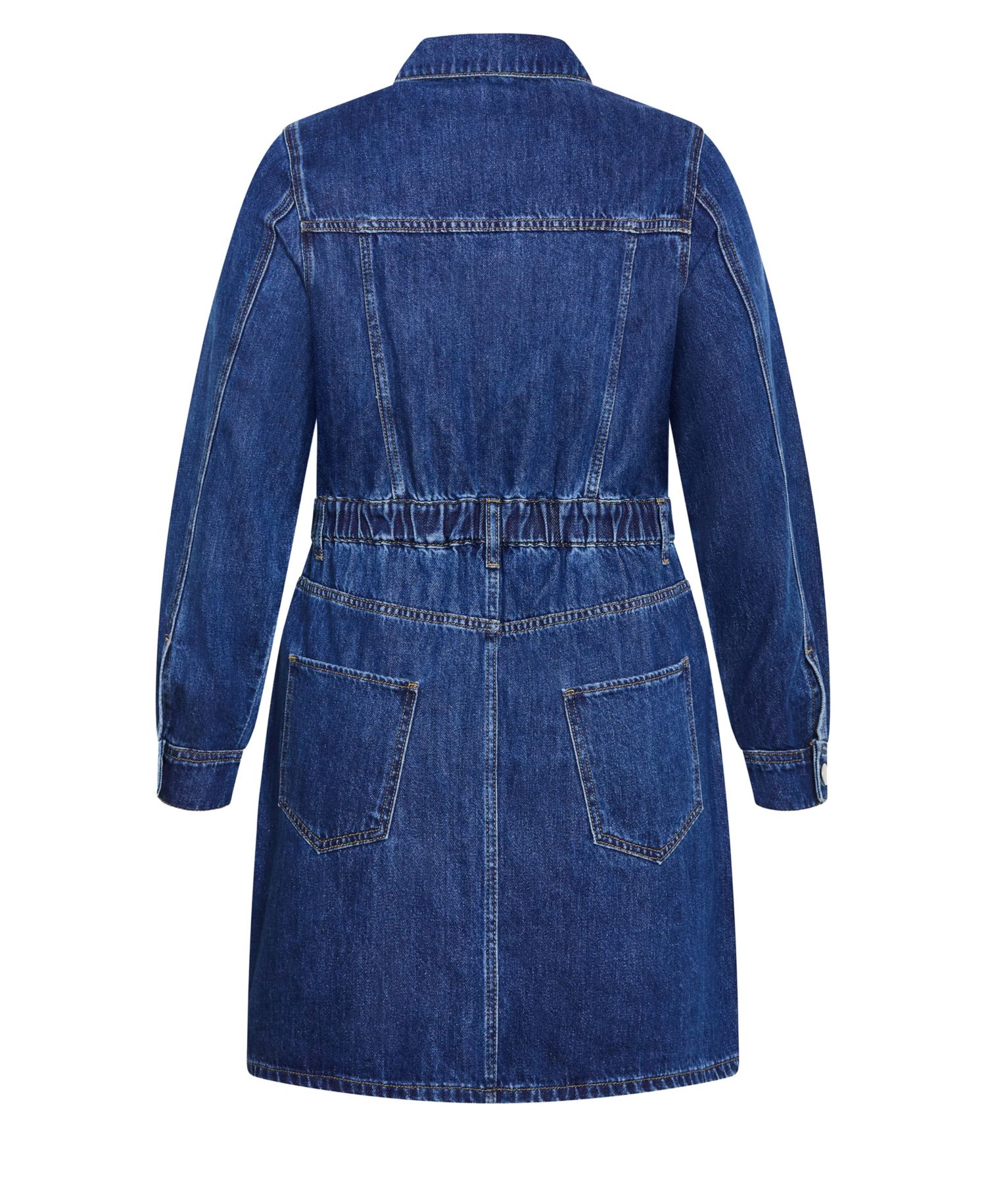 Plus Size Liora Denim Mini Dress