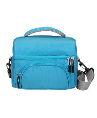 Lunch Bag With Adjustable Strap and Outer Pocket Camping Outdoor Picnic