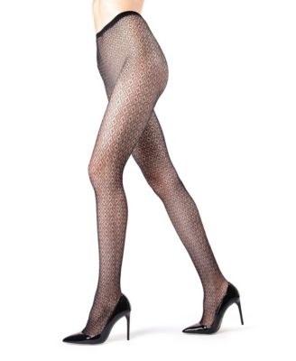 Women's Crochet Lurex 20 Denier Tights