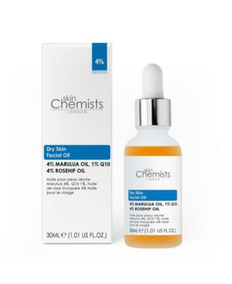 Dry Skin Marula Oil 4 Percentage, Q10 1 Percentage, Rosehip Oil 4 Percentage Anti Ageing Facial Serum 30 Milliliter