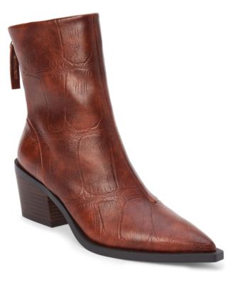 Matteo Pointed-Toe Block-Heel Boots