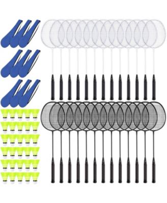 Badminton Rackets Set with Shuttlecocks Carrying Bag for Beginners