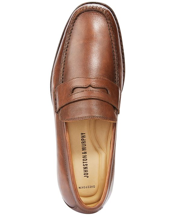 Johnston & Murphy Men's Comfort Ainsworth Penny Loafer & Reviews All