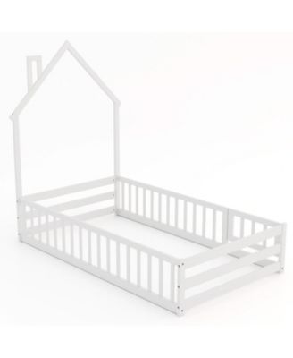 Twin Montessori Floor Bed Frame for Independent Sleep