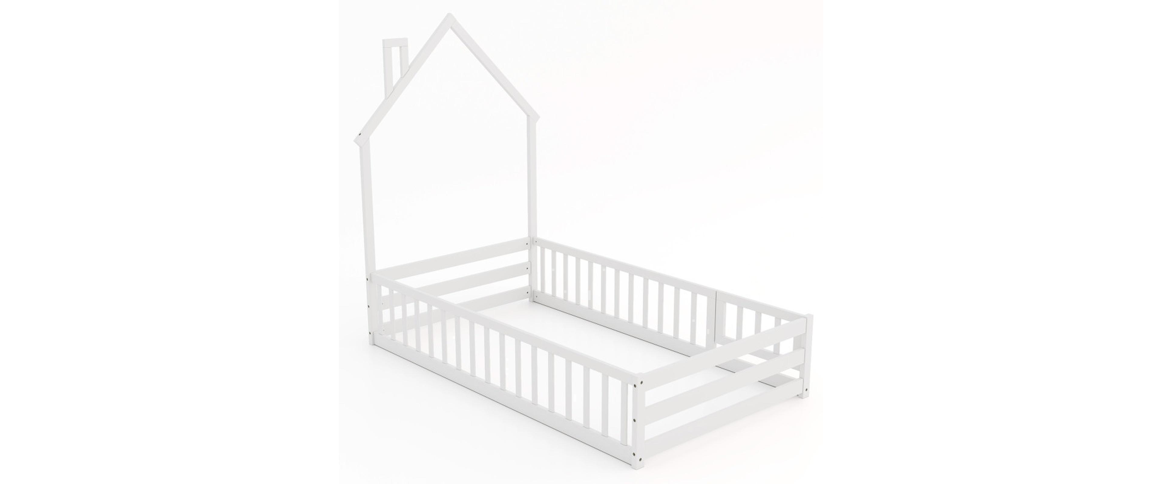 Gouun Twin Montessori Floor Bed Frame for Independent Sleep