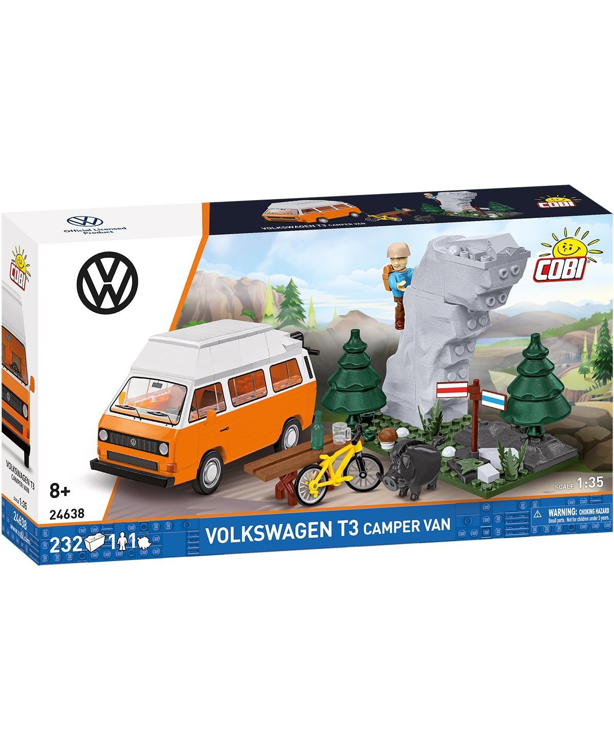Cobi Volkswagen T3 Camper Van Action Town 232-Piece Building Set, Ages 7+