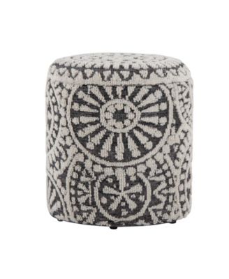Tahoe 18" Handwoven Wool Knotted Storage Ottoman