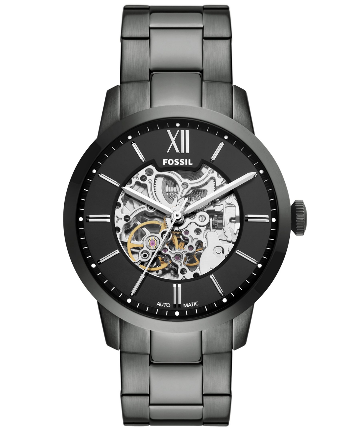 Fossil Men's Automatic Water-Resistant Stainless Steel Watch, 44mm