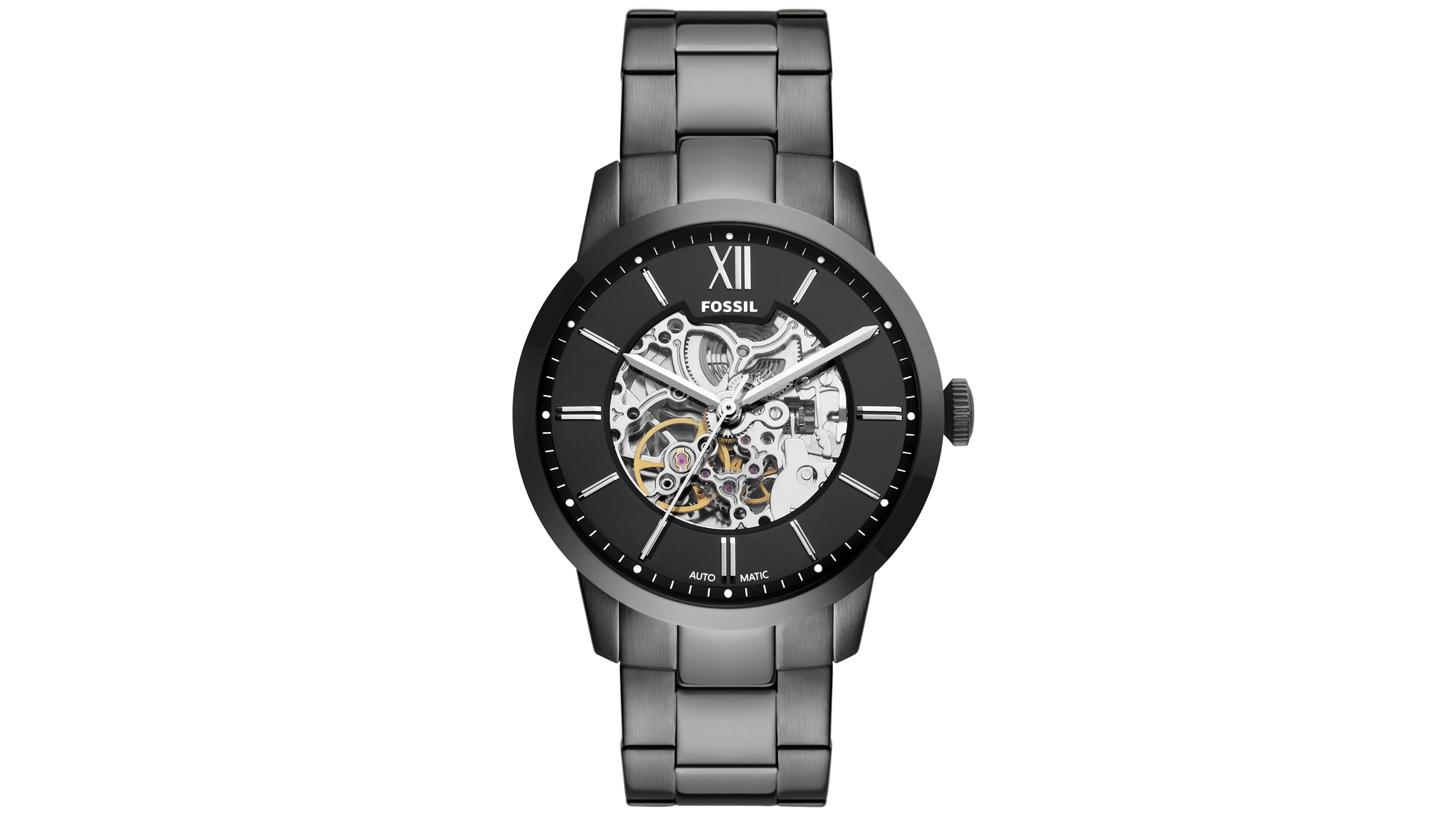 Fossil Men's Automatic Water-Resistant Stainless Steel Watch, 44mm