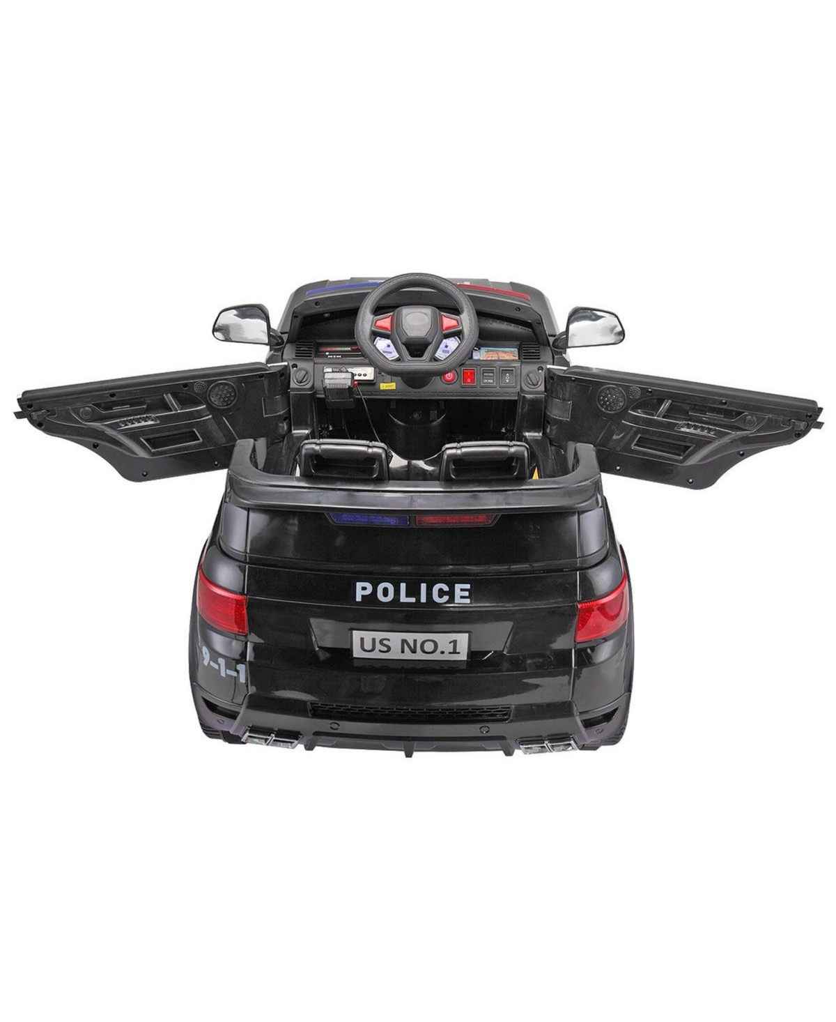 Sevorley Kids Battery-Powered Remote Control Music Ride-On Vehicle, Ages 3-8