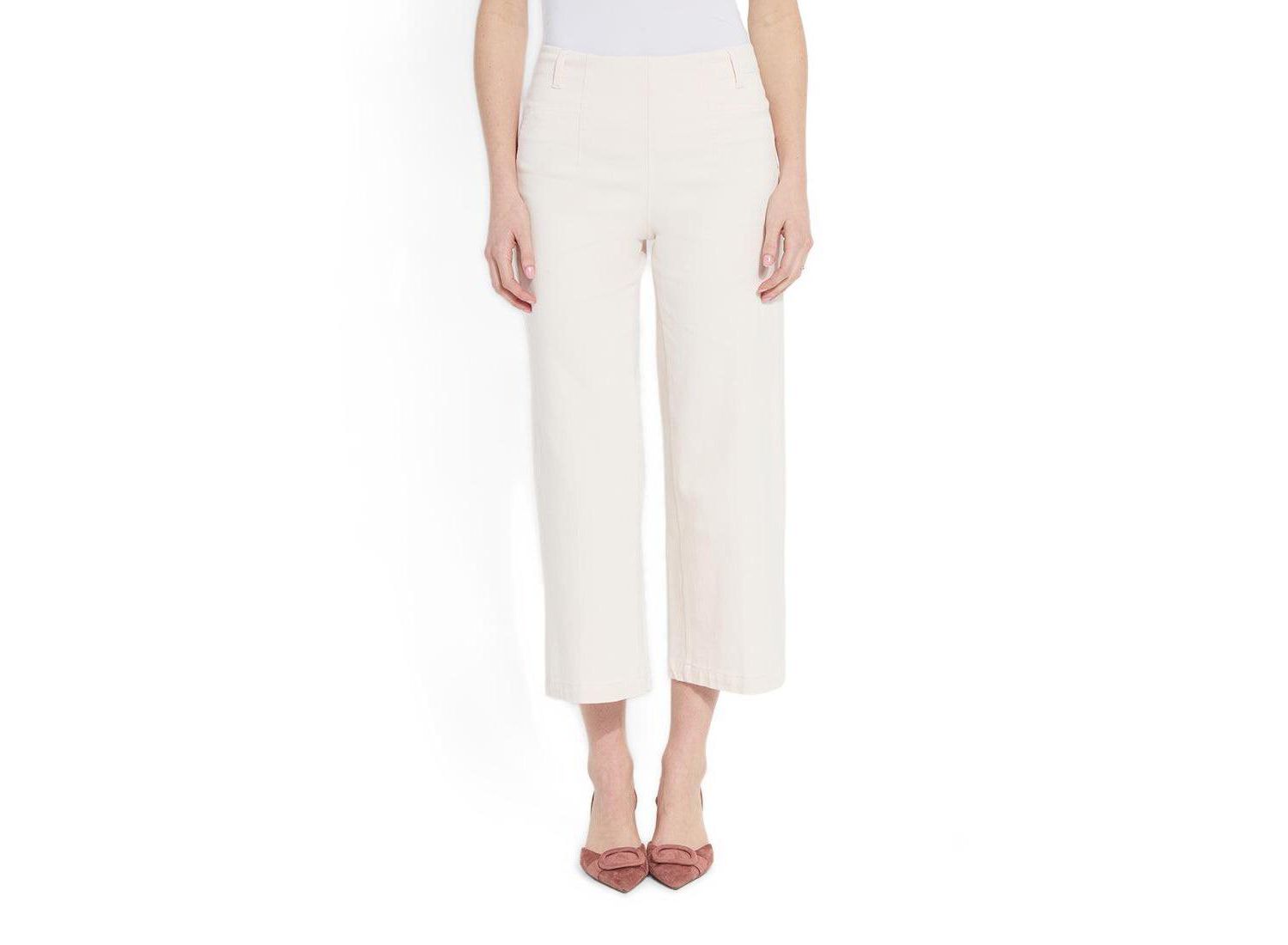 Women's Layton High-Rise Wide-Leg Cropped Jeans