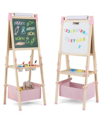3-in-1 Double-Sided Adjustable Kid Easel, for Drawing, Painting and Creative Activities