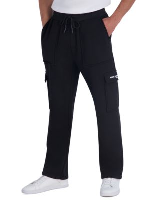 Men's Cargo Open-Bottom Fleece Pants