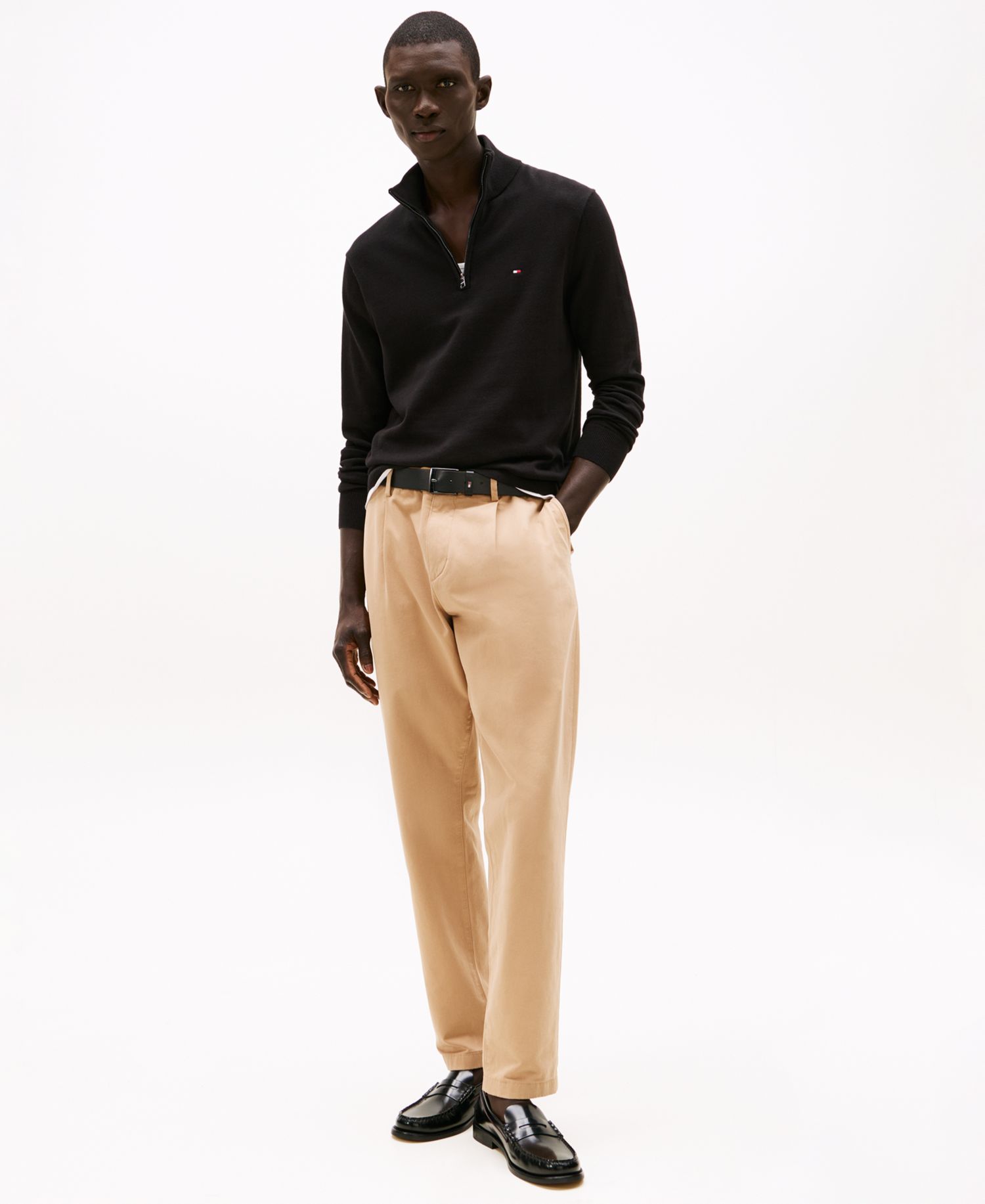 Men's Essential Quarter-Zip Knit Sweater
