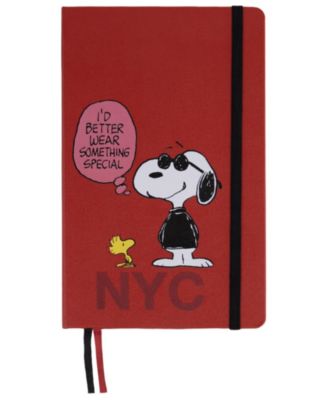 Snoopy in Style NYC Hard Cover Ruled Notebook