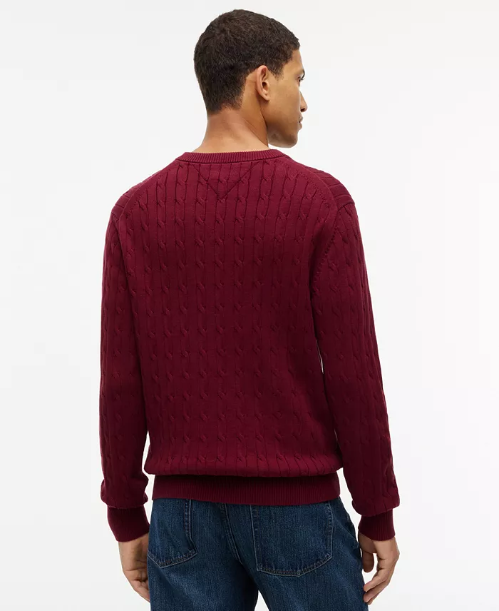 Men's Classic Cable Crewneck Sweater - thumbnail 4