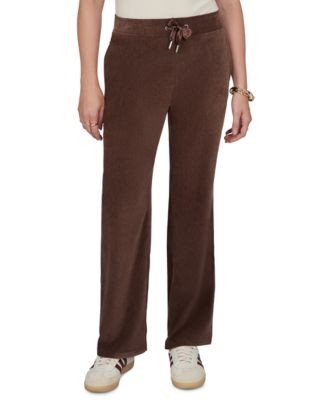 Petite Corduroy Wide-Leg Drawstring Pants