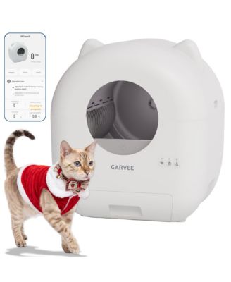 Self Cleaning Cat Litter Box, 76L Large Automatic Litter Box with Tuya App Control for Single and Multiple Cats 3.3-28 Lbs