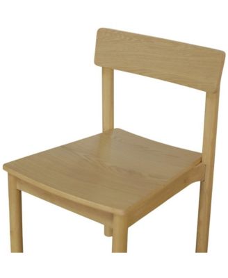 Light Oak Side Chair Modern Design Single Piece with Durable Frame