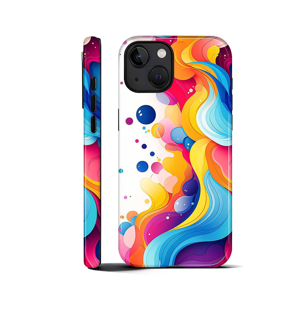 Lisen 2-Layer Durable Anti-Slip Phone Case for Apple iPhone 14