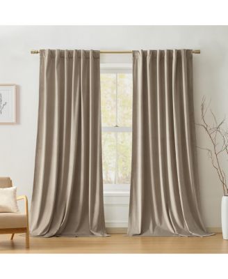 Camille Velvet Curtain Panel Set of 2
