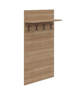 Porto Entryway Wall-Mounted Coat Rack with Shelf