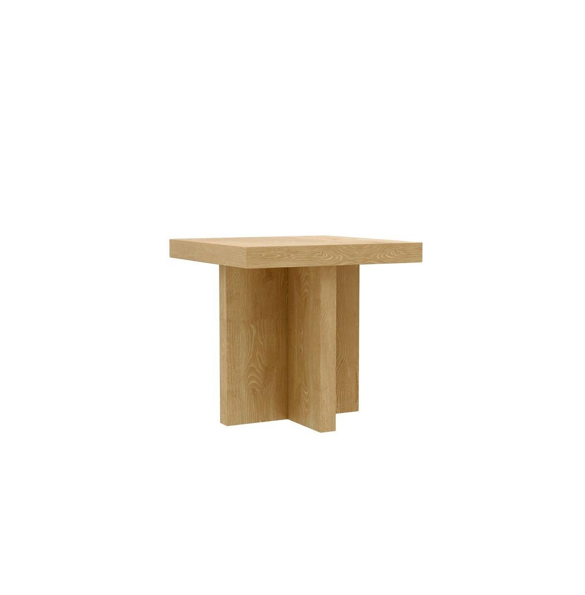 Starlight Canyon Home Nature-Inspired Finish End Table with Modern Rustic Style and Sturdy Build - Natural