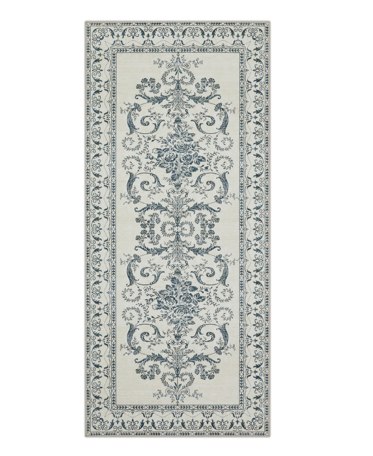 Laura Ashley Josette Medallion Slip Resistant Runner Rug, 26" x 72"