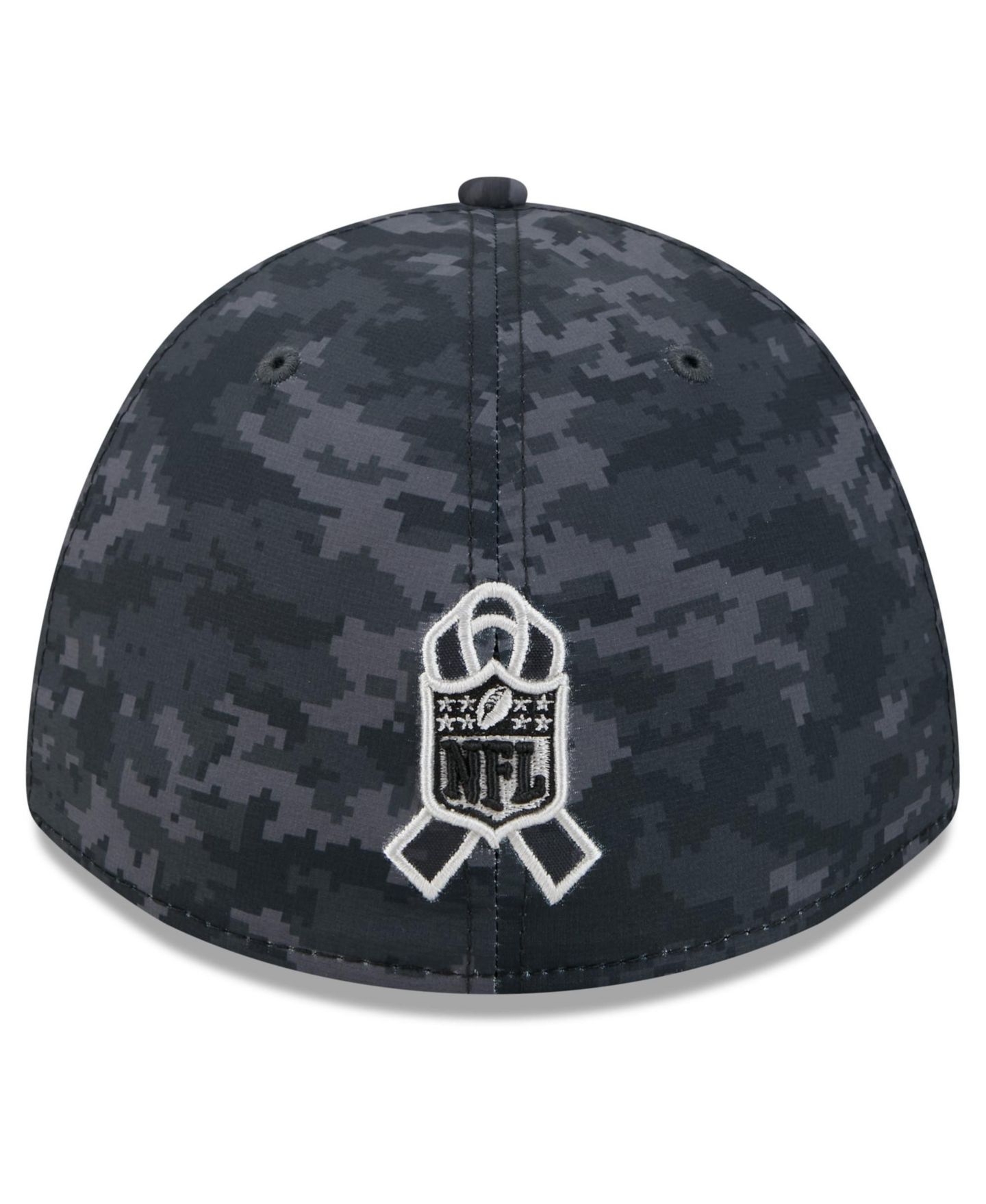 Мужская кепка New Era Black Los Angeles Chargers 2026 Salute to Service 39THIRTY Flex Hat — фото 4