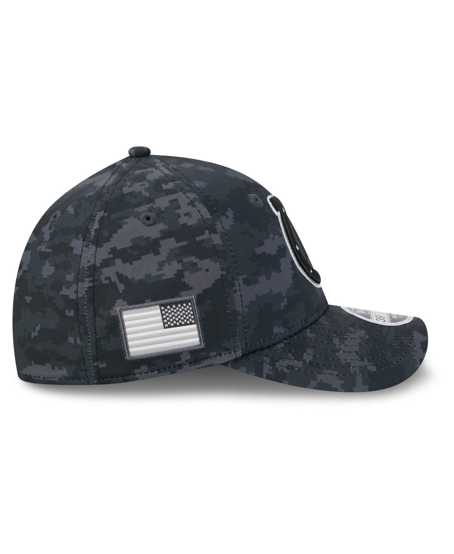 Men's Black Indianapolis Colts 2026 Salute to Service 39THIRTY Flex Hat
