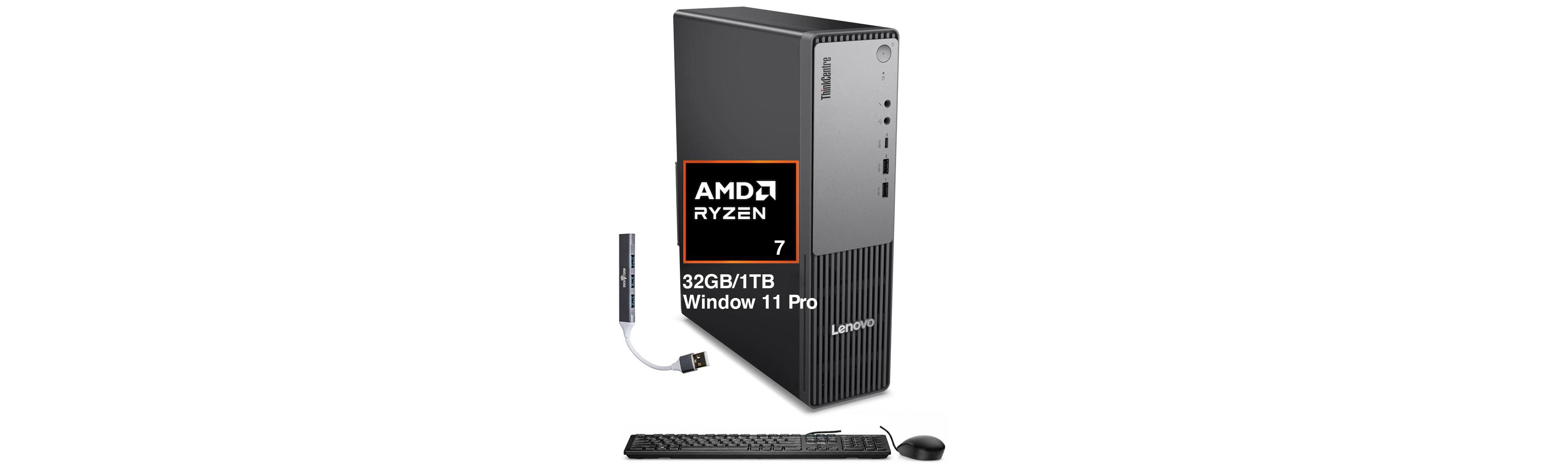 Lenovo ThinkCentre Neo 55s Ryzen 7 250, 32GB, 1TB Ssd with Usb Hub
