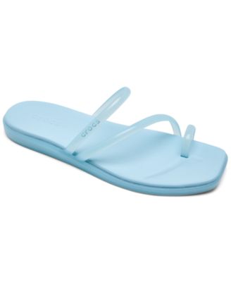 Women's Miami Jelly Square-Toe Toe Loop Sandals from Finish Line