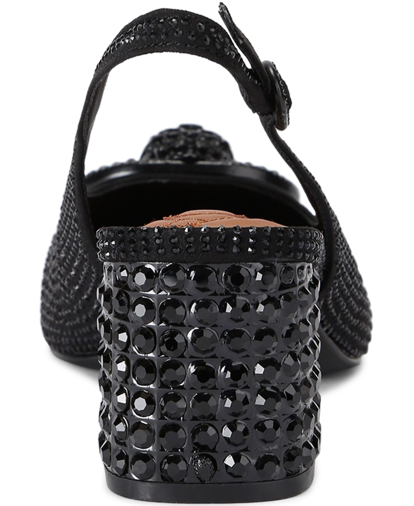 Женские туфли-лодочки Kurt Geiger London Chelsea на блочном каблуке с открытой пяткой, цвет: Чёрный — фото 3
