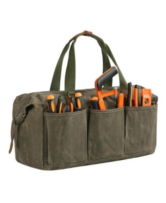 Heavy Duty 18 inch Tool Bag 12 Pockets Portable Toolbox For Mechanics Electricians Diy