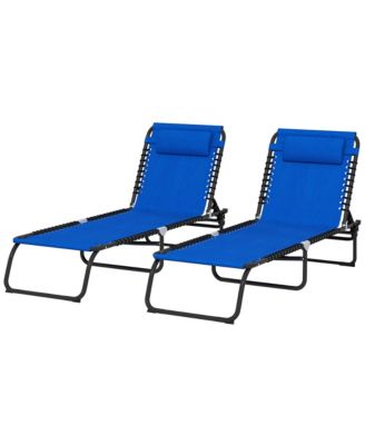 Outdoor Chair, Folding Design, Adjustable Backrest for Camping, Travel and Outdoor Activities