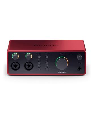 Scarlett 4i4 4th Gen USB Audio Interface for Microphones, Guitars, Keyboards, and MIDI Devices