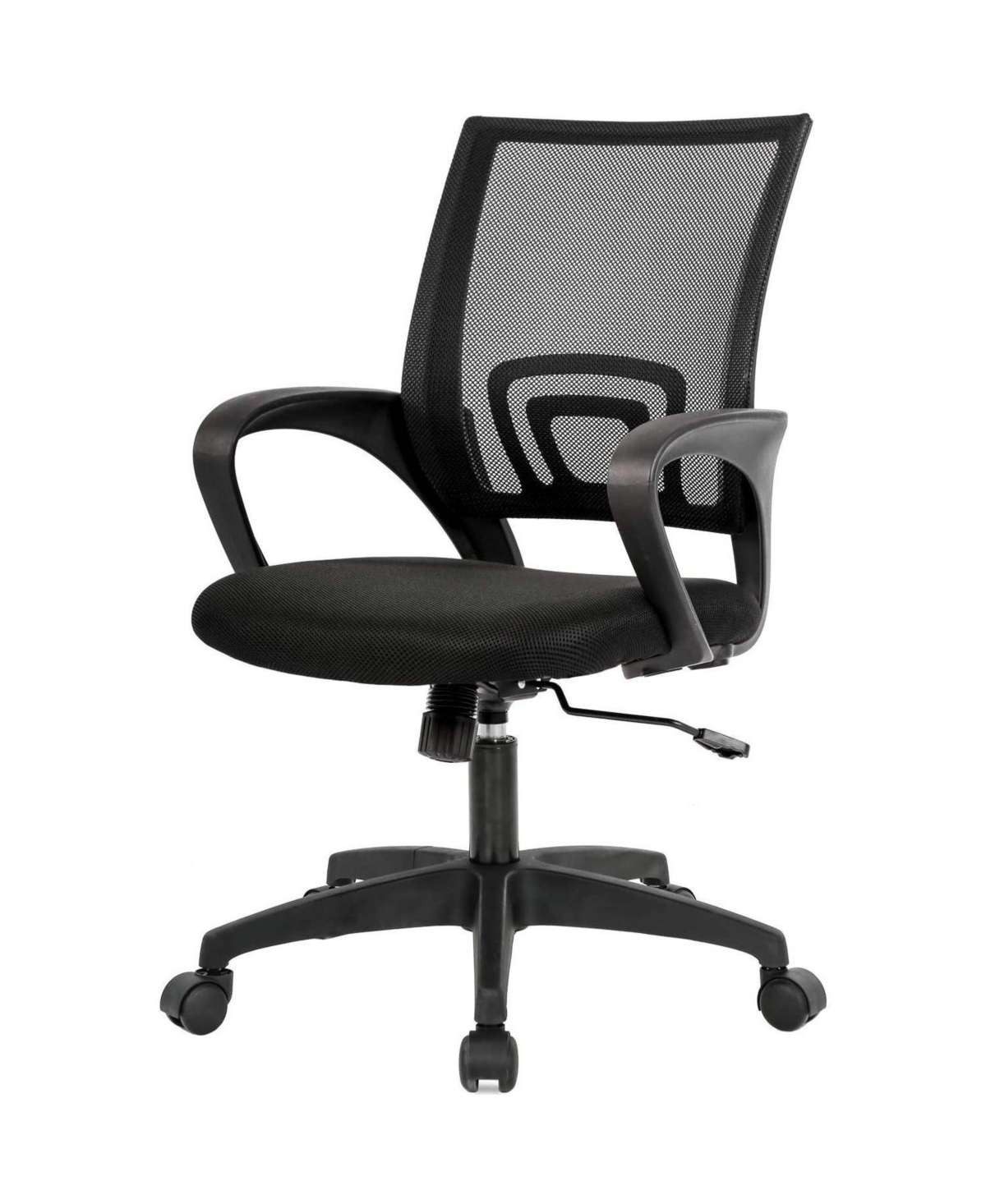 Slickblue Mesh Office Chair with Mid Back Support Armrests and Rolling Base