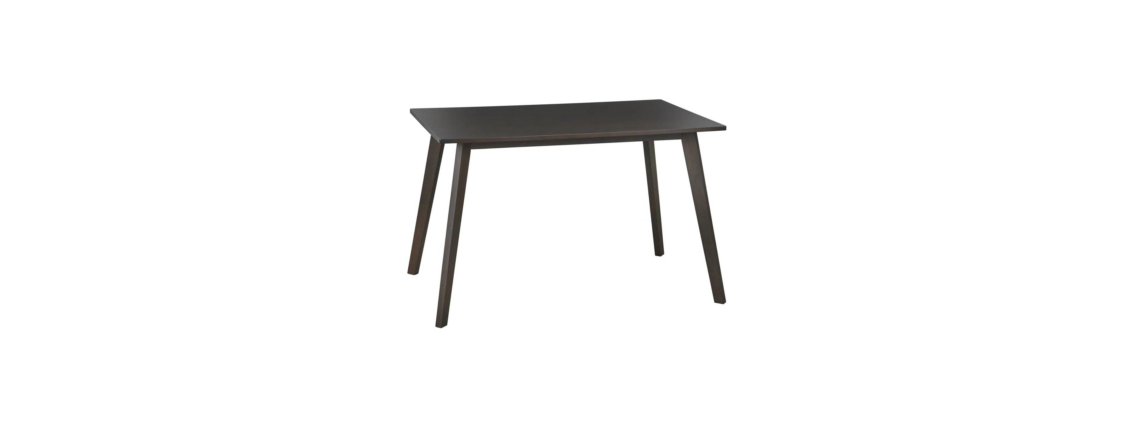 Slickblue 47-Inch Mid-Century Dining Table with Espresso Wood Finish for Home