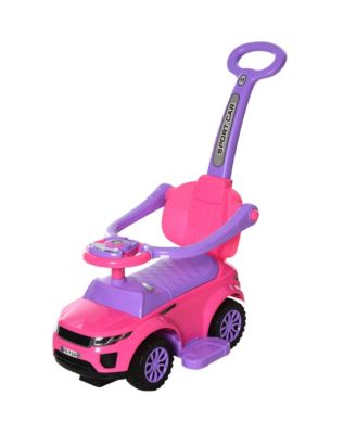 Toddler Push Ride-On Car with Music and Horn, Ages 1-3