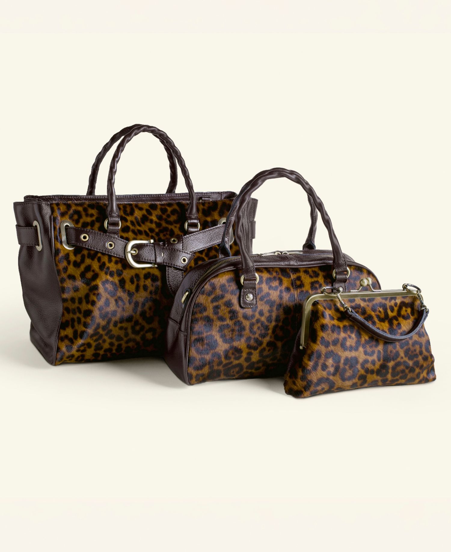 Kolena Medium Leopard Crossbody Handbag